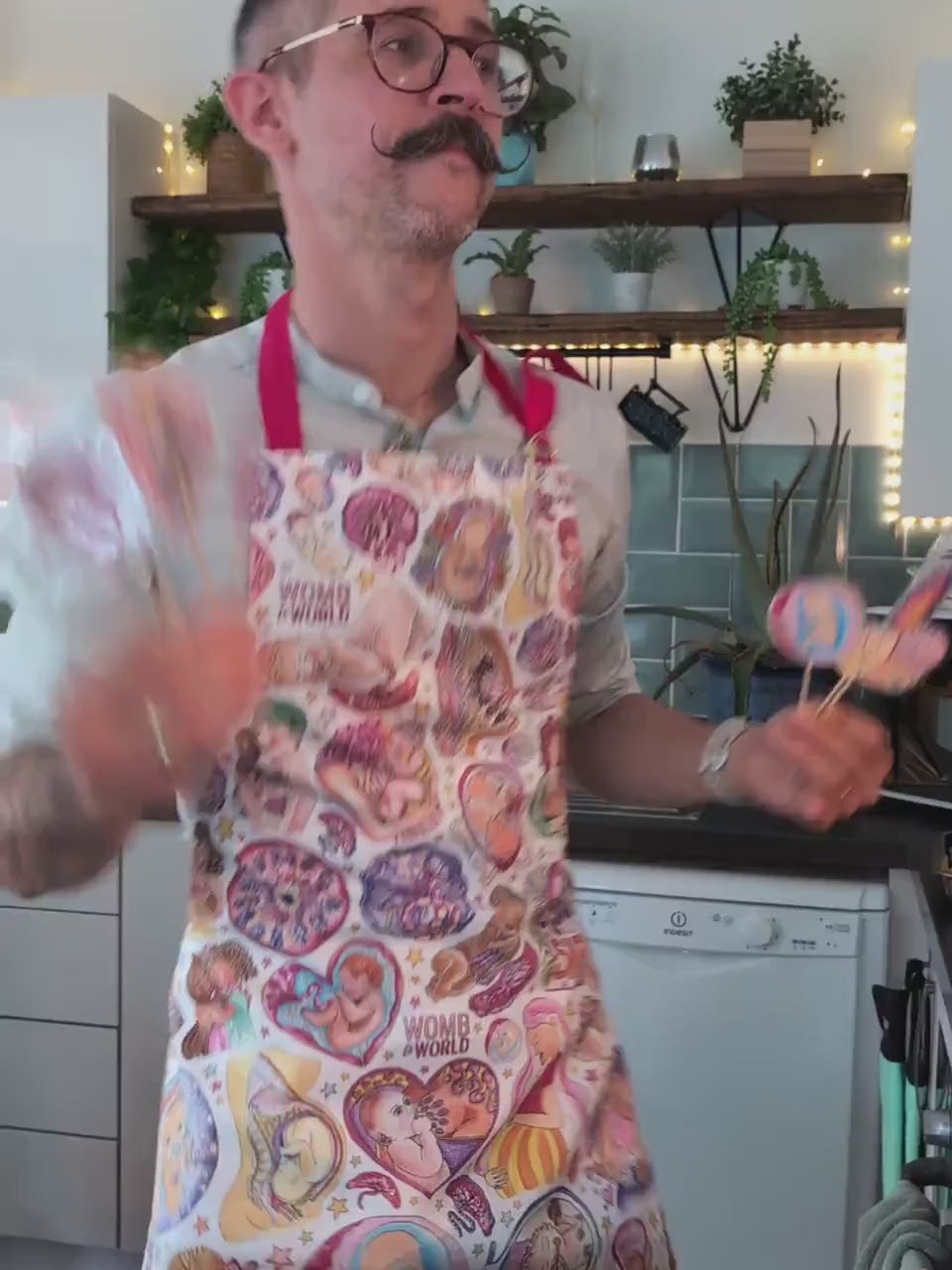 Midwife Birth Art Apron