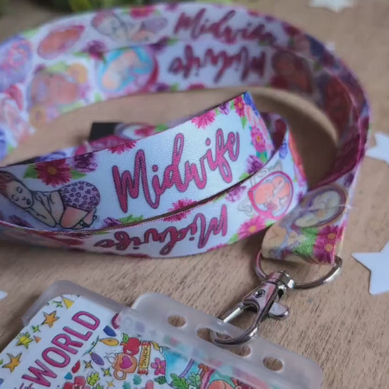 Midwife Lanyard & Key Fob