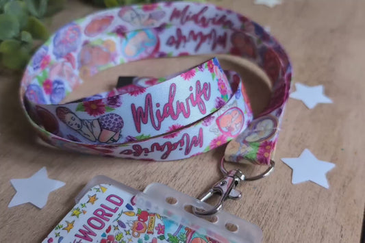 Midwife Lanyard & Key Fob