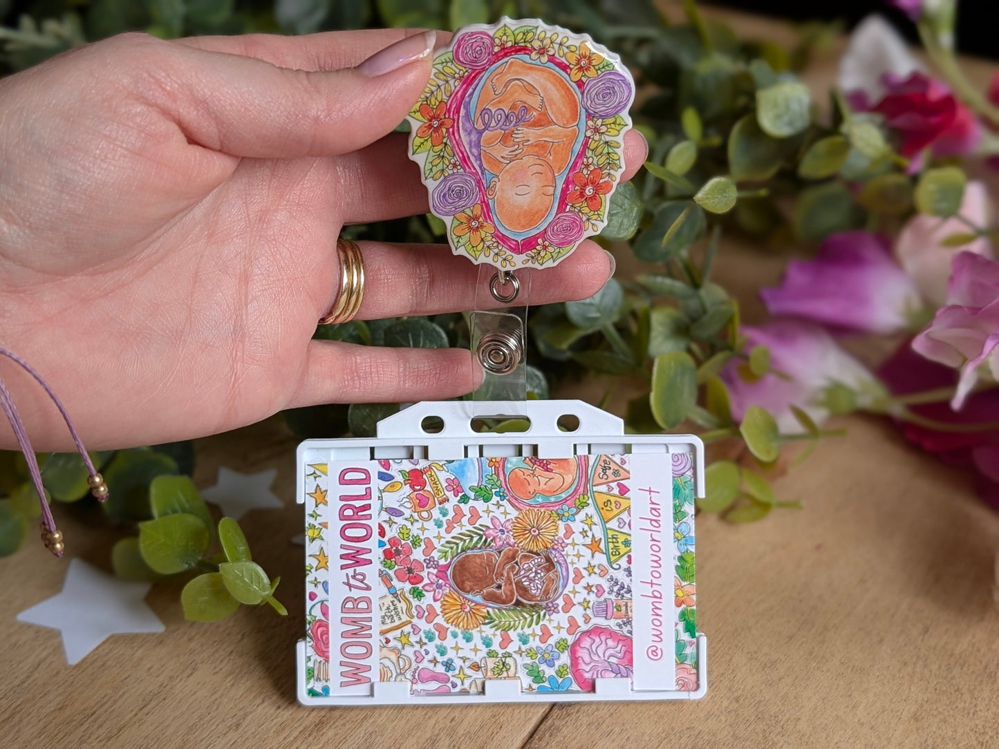 Midwife Badge Reel